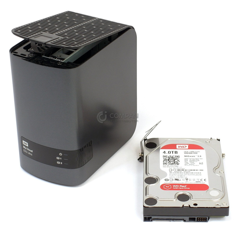 WDBVBZ0080JCH WESTERN DIGITAL MY CLOUD EX2 ULTRA 8TB ( 2 X 4 TB SATA)